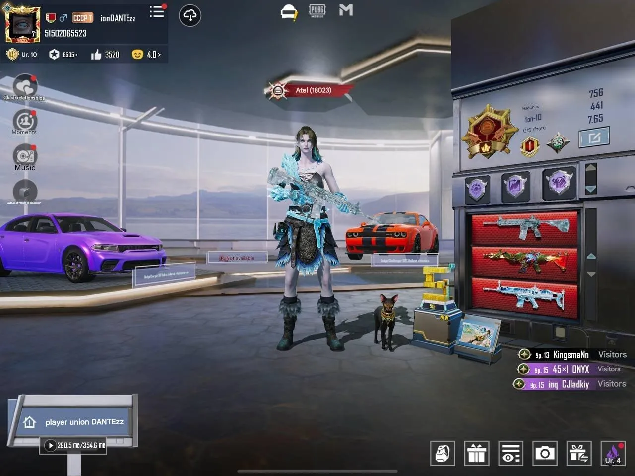 PGM277 PHARAOH LVL 4 2 FULL M416 4 GOLDEN SUITS 3 SPORTS CAR JESTER (G)